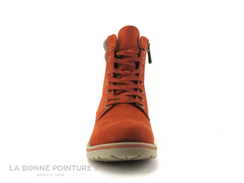 Achat chaussures Marco Tozzi Femme Boots, vente Marco Tozzi 2-26231-25 brick comb - Bottine lacet Femme