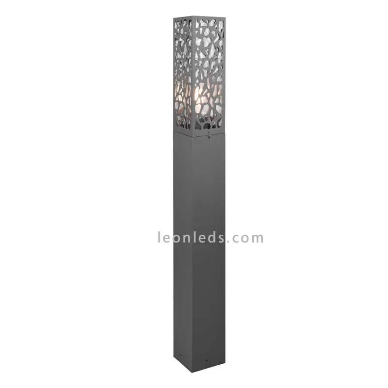 Balise d'extérieur originale anthracite Cooper 1xE27 par Trio Lighting | leonleds.com