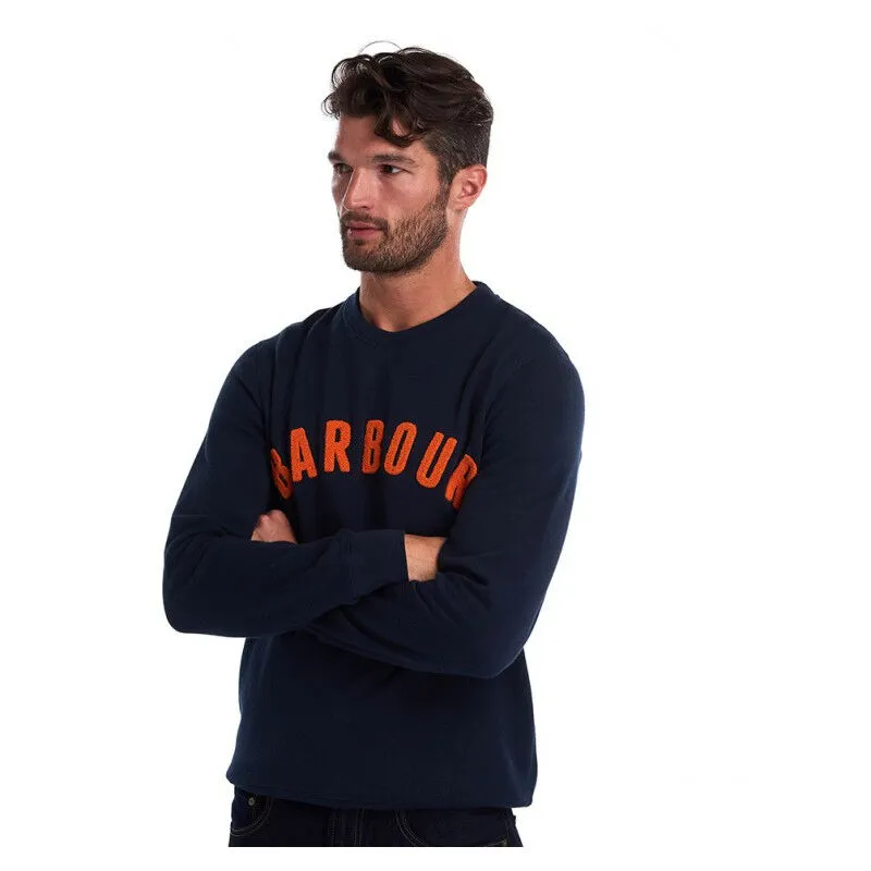 Barbour Essential Prep Logo Crew Men's Sweatshirt | Hardloop