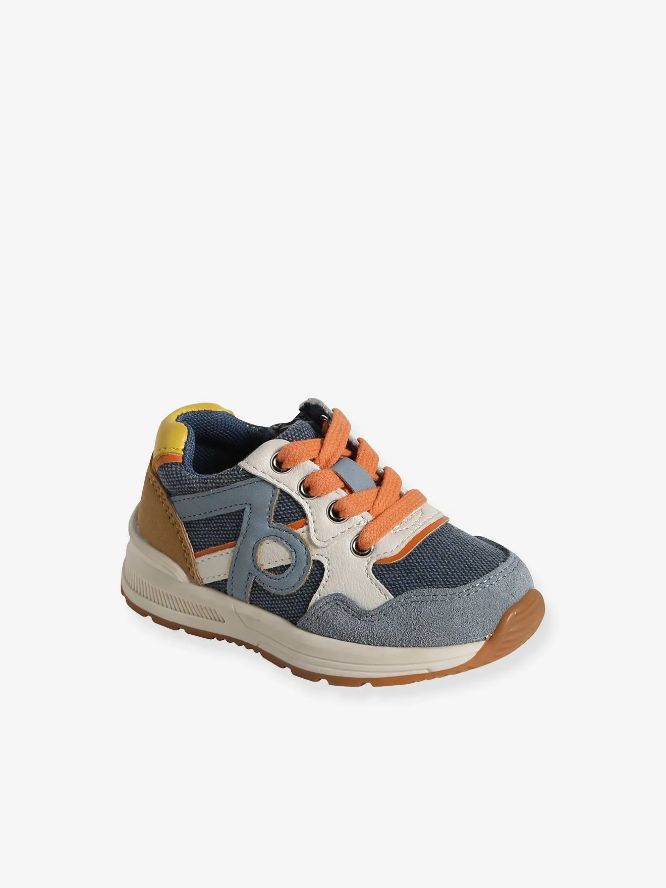 Lace-up and Zip-Up Baby Cream Shoes - Vertbaudet