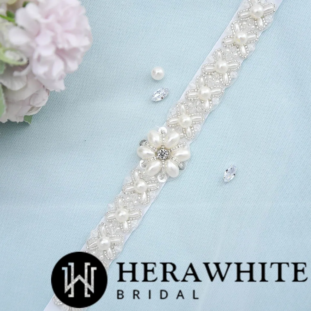 Beaded Wedding Dress Belt