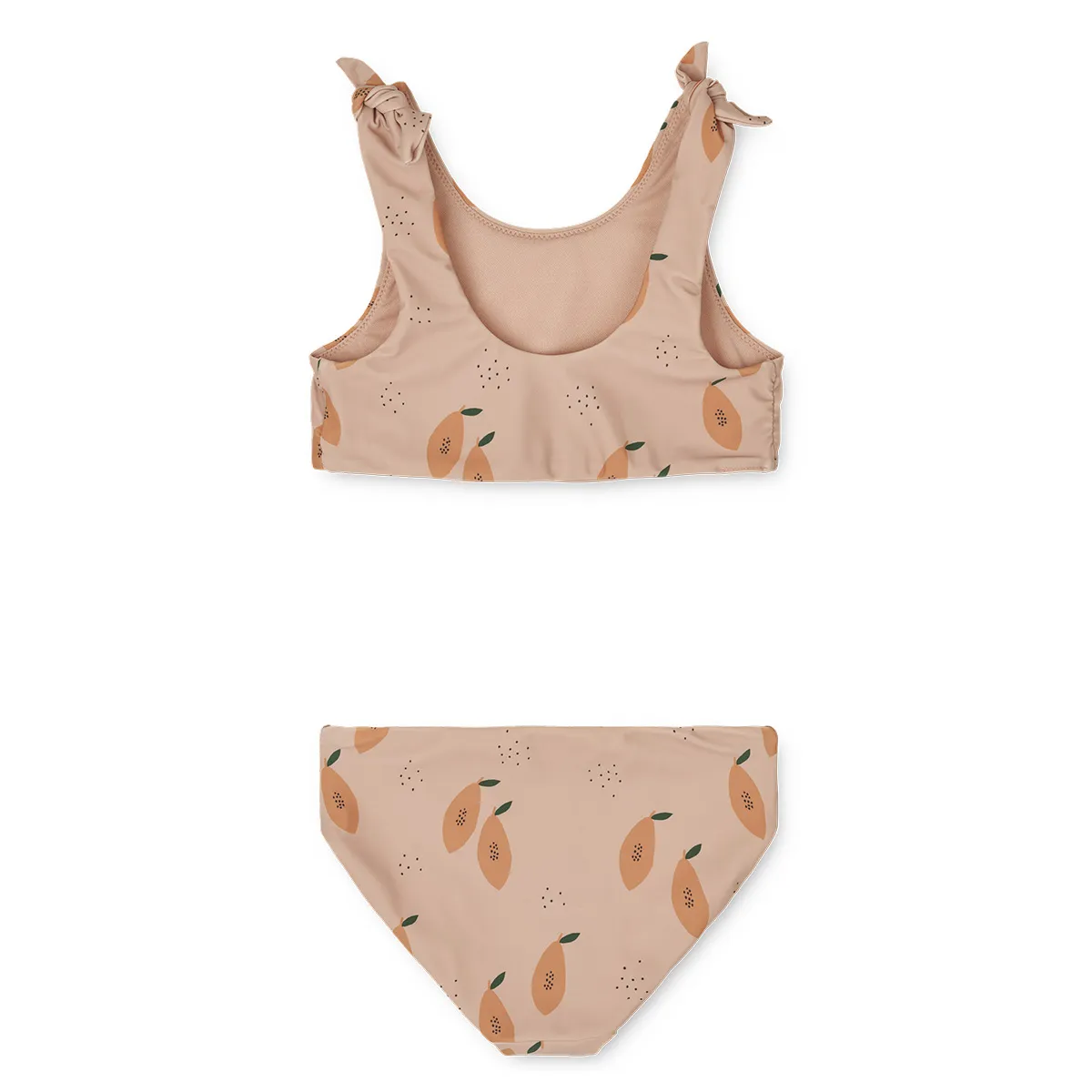 Bikini Papaya Pale Tuscany Bow - 3/4 Ans