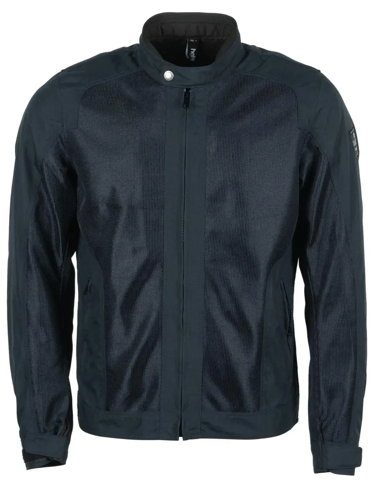Blouson Helstons Stoner tissu mesh bleu, blouson moto