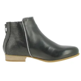 Black leather ankle boots - L'Impertinente Alfad