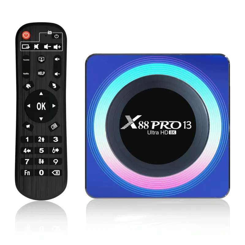 Box Android TV 8K Ultra HD Smart 4G+32GB