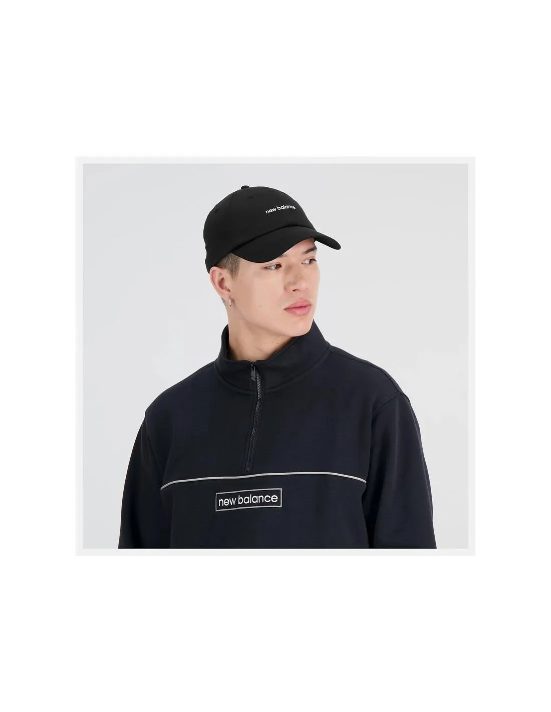 Casquette New Balance Logo linéaire noir