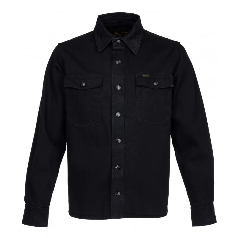Chemise 1943 CPO Shirt pitch black - Pike Brothers