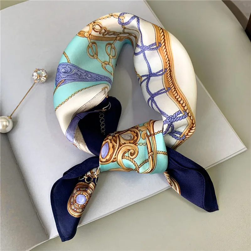 Elena Silk Scarf 53cm