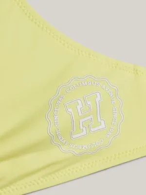 Yellow Tommy Hilfiger Monotype Bikini Set | Tommy Hilfiger