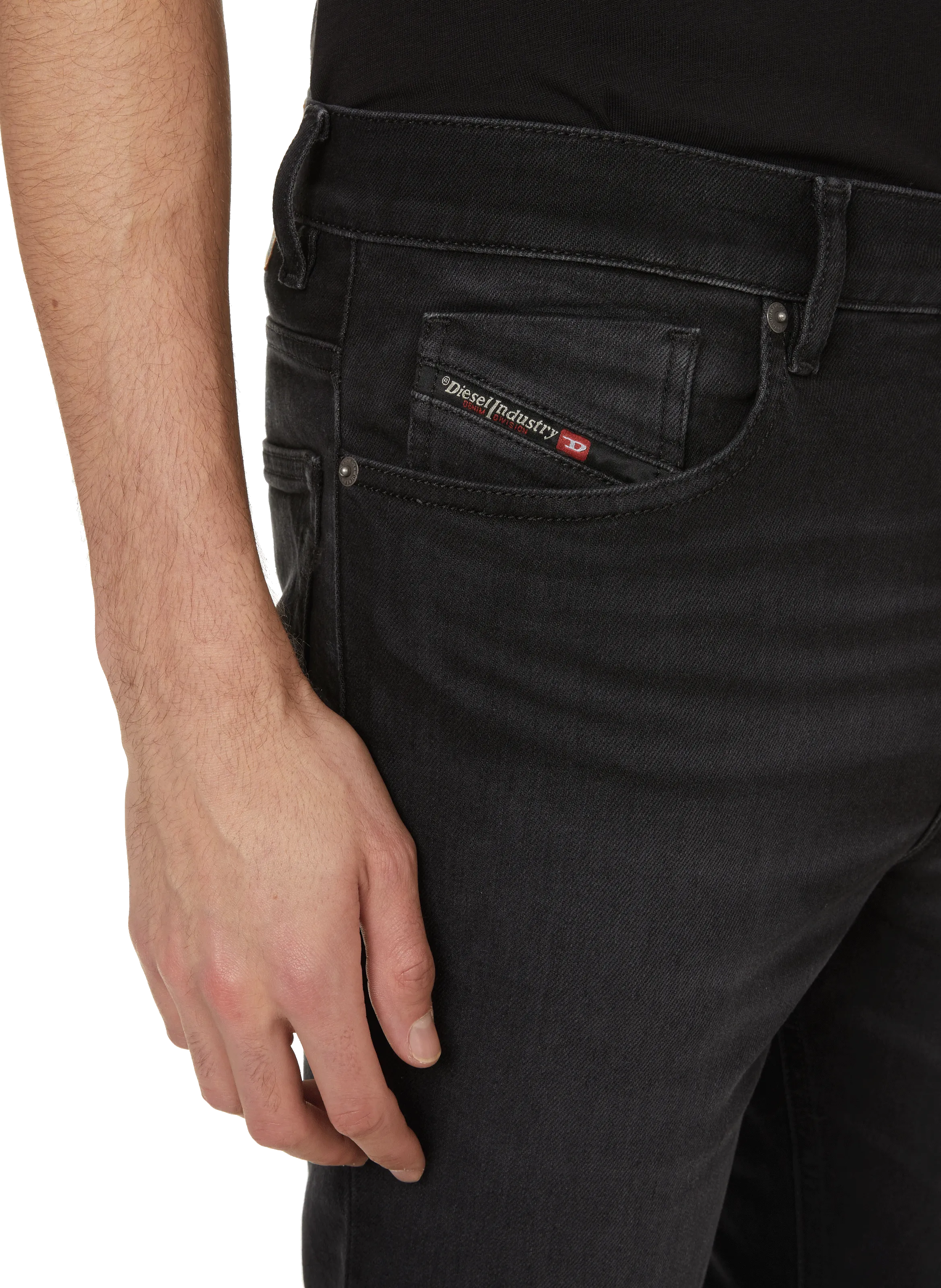 Gray Regular Fit Diesel Jeans