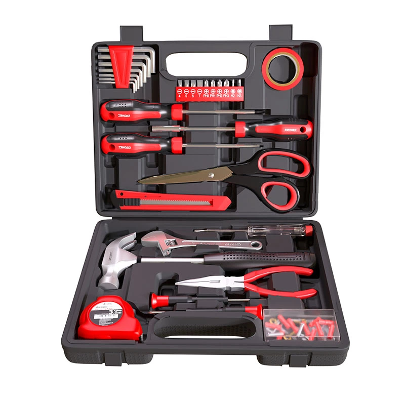 H19029AW 32-Piece Home Tool Set, Includes Screwdrivers, Pliers, Wrenches, Hex Keys, and More