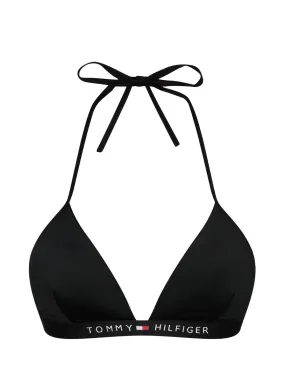 Tommy Hilfiger Black Triangle Bikini Top Style Ref_50297 BEH