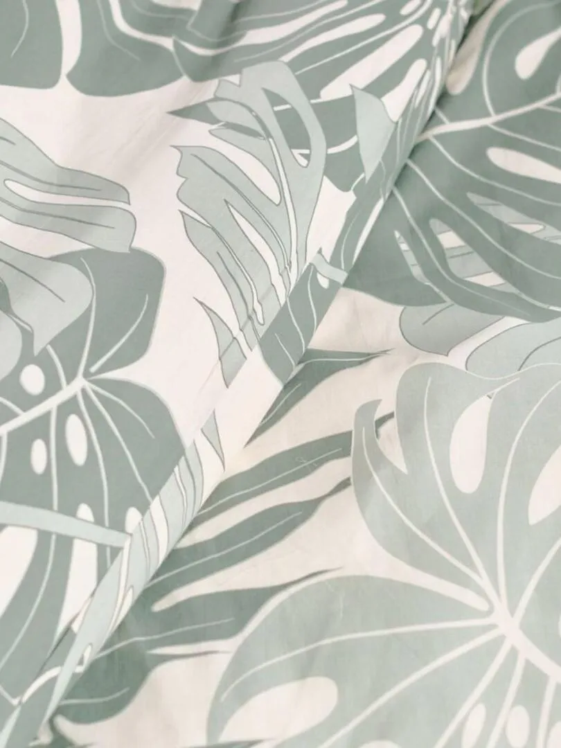 Housse de couette  Sunshine 13.29 + taie(s) 100% coton 57 fils - Vert