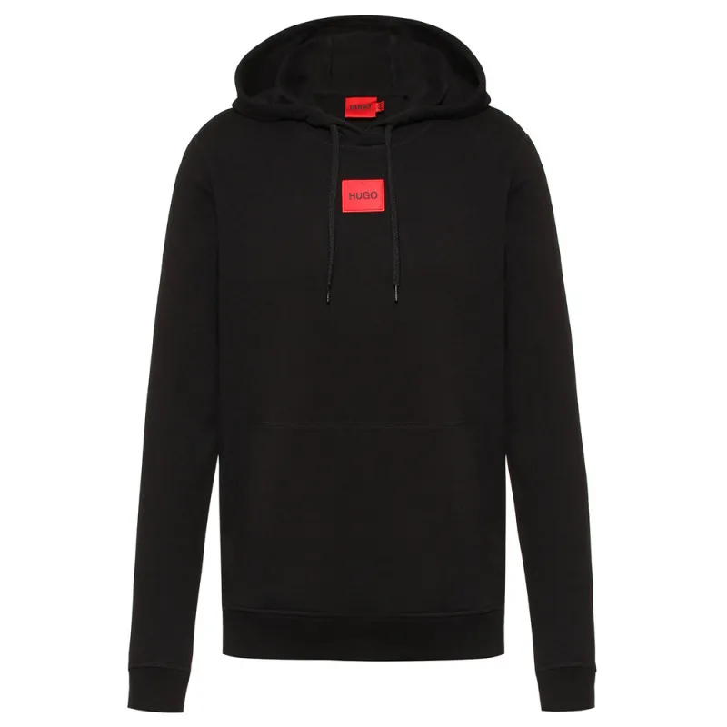 HUGO DARATSCHI214 Black Logo Hoodie Sweatshirt
