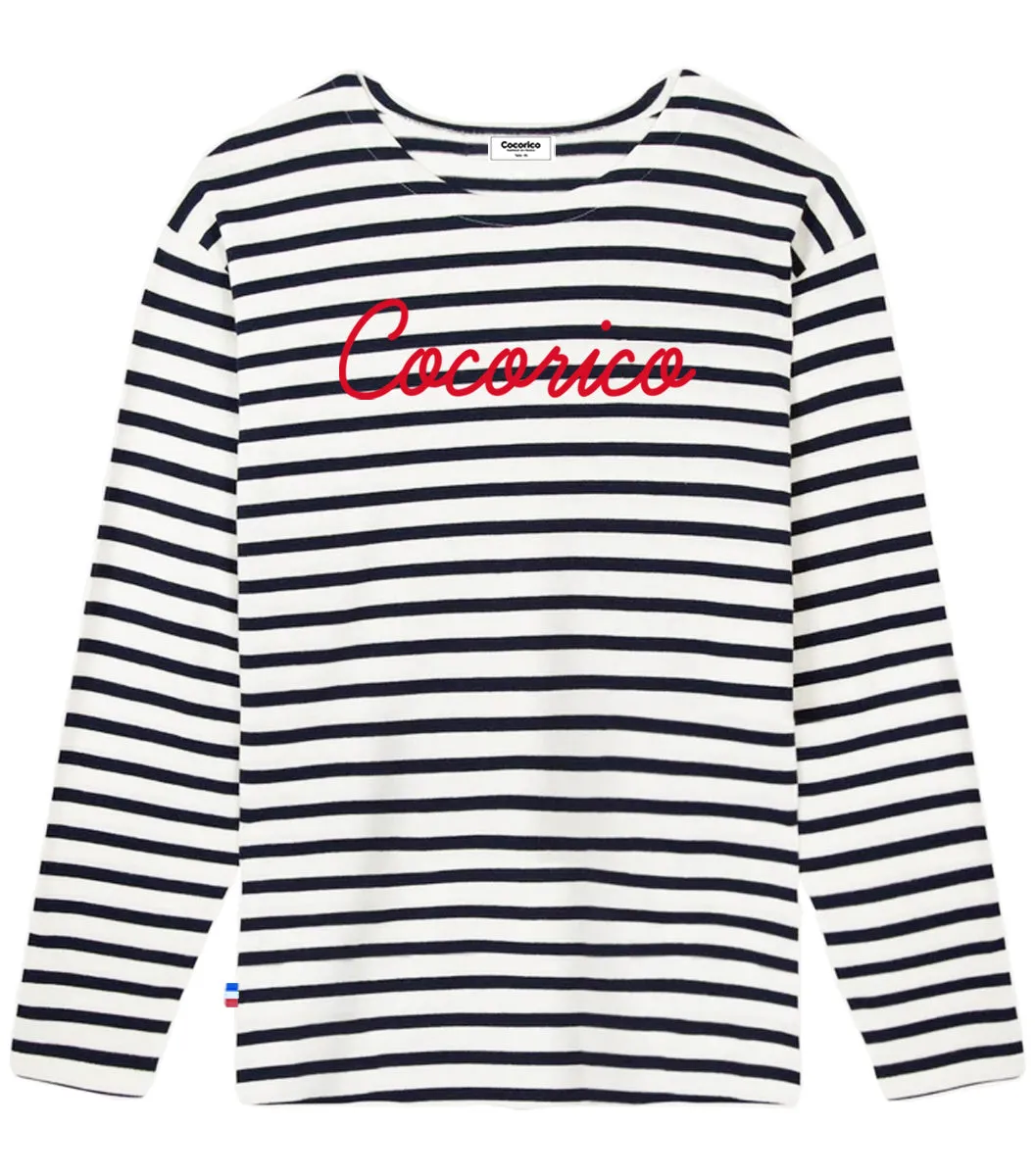 Long Sleeve Navy Striped Shirt - The Original
