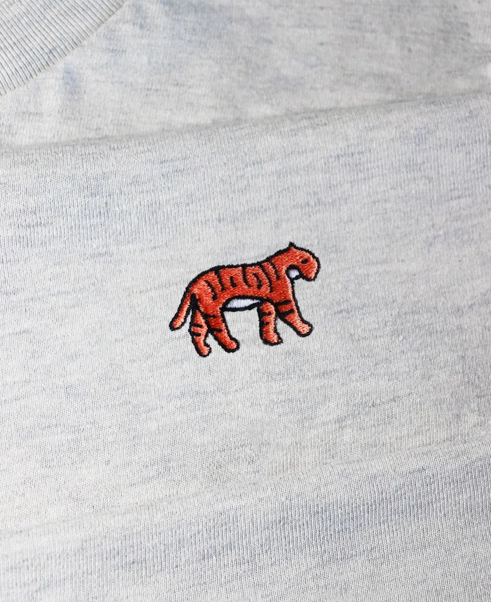Men's Tiger Embroidered T-Shirt