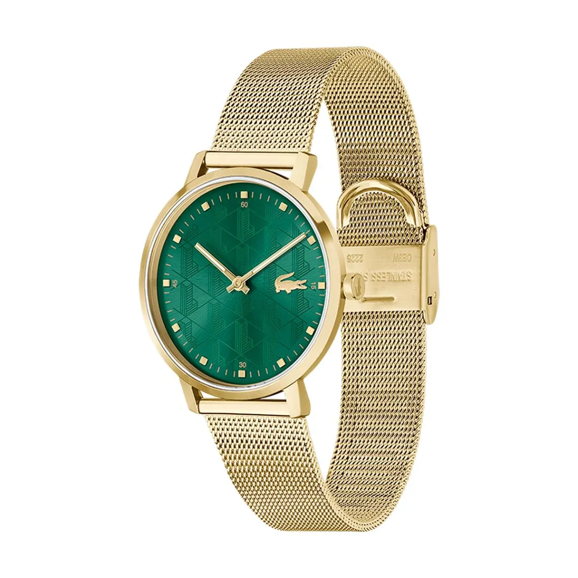 Montre Femme Lacoste Crocorigin - 2001356 Bracelet Acier Doré | 3 Suisses