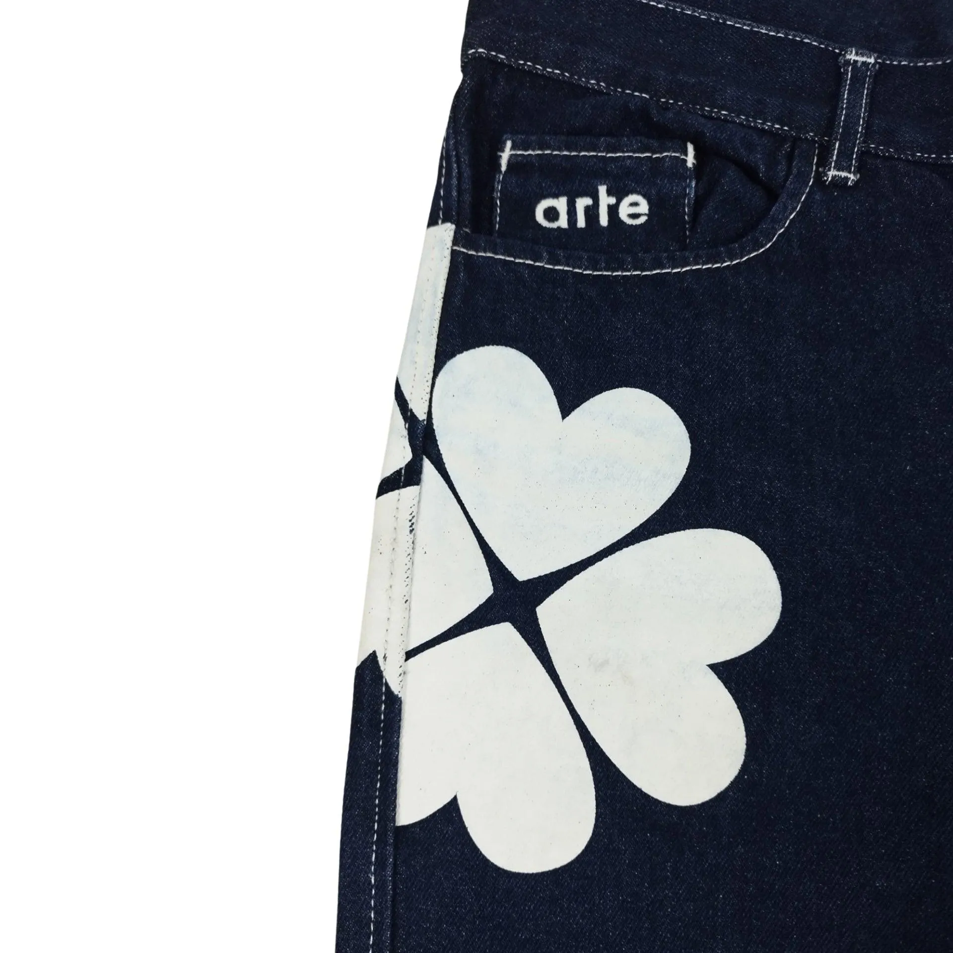 Patterned Small Size Jeans