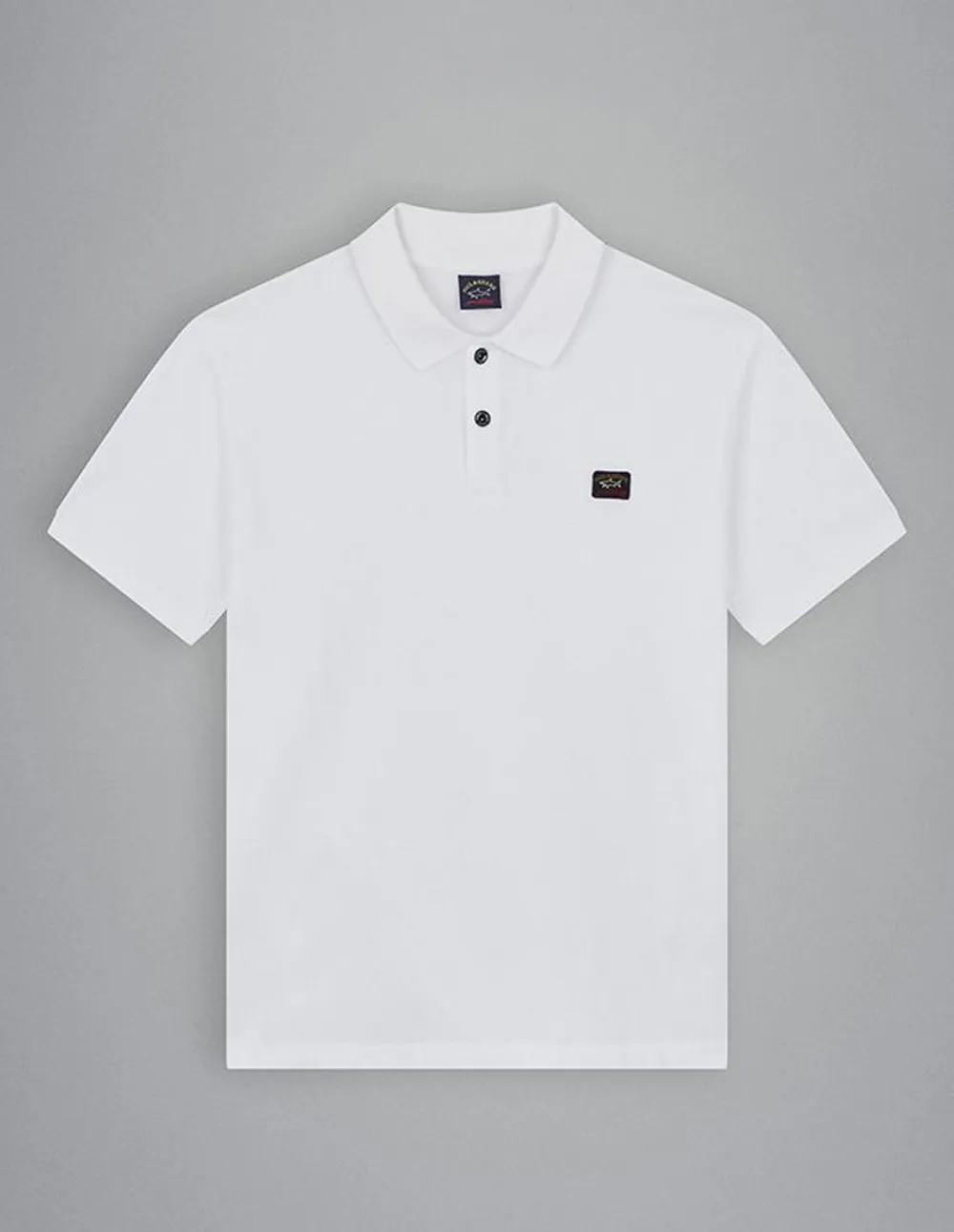 Polo Paul & Shark de Algodón Orgánico Blanco Hombre