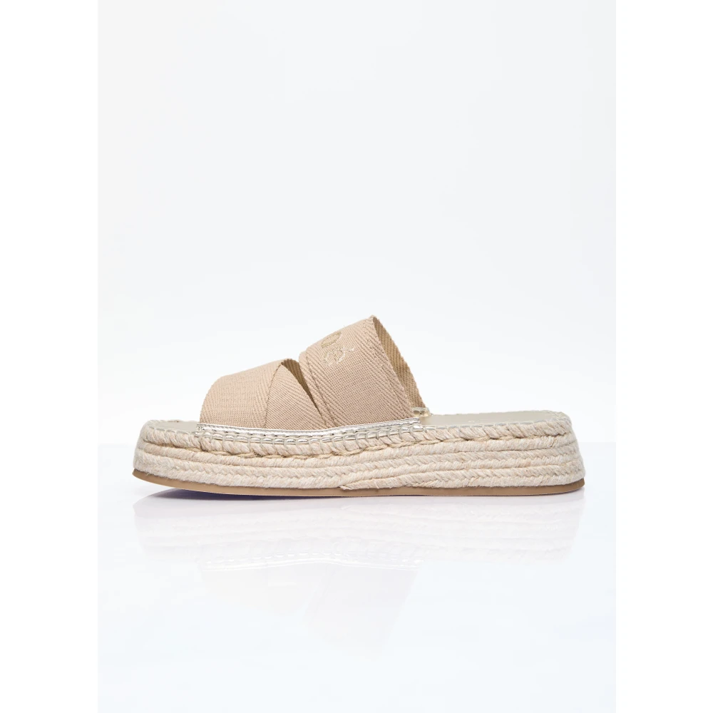 Rafia Platform Sandals