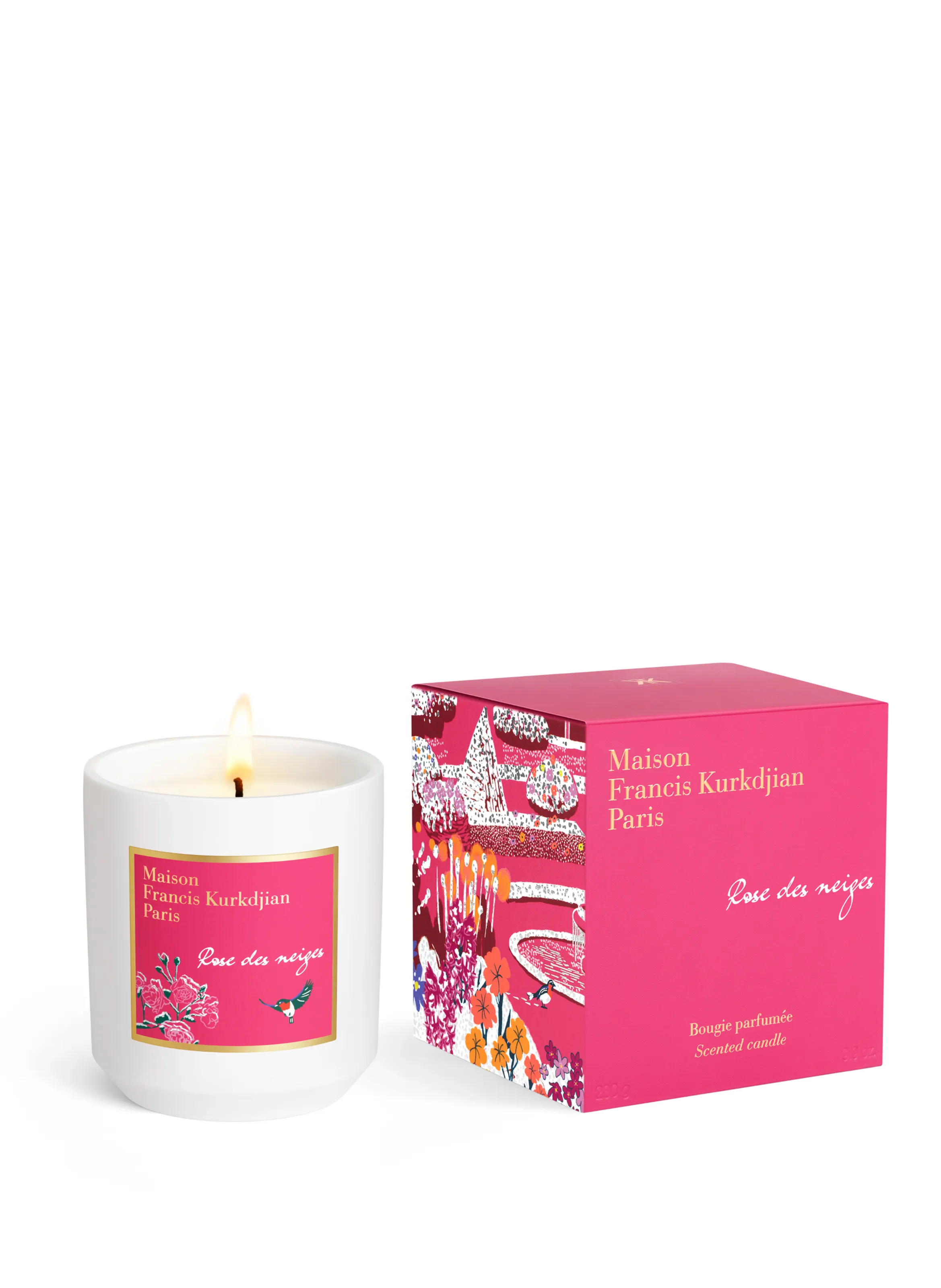 ROSE DES NEIGES - BOUGIE PARFUMéE - MAISON FRANCIS KURKDJIAN pour BEAUTé | Printemps