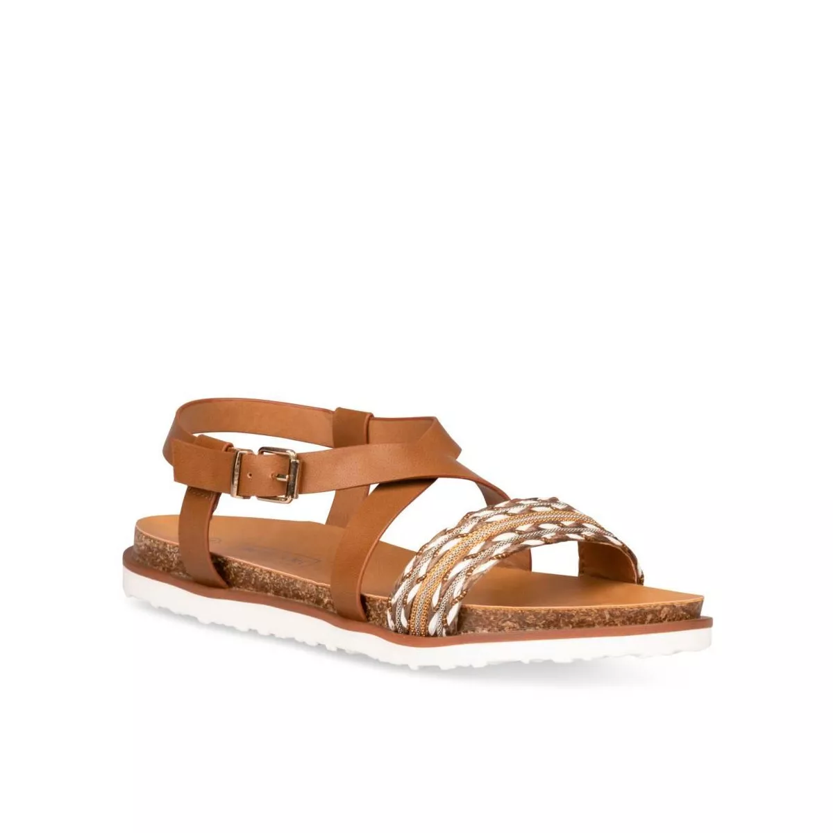 MERRY SCOTT Brown Sandals
