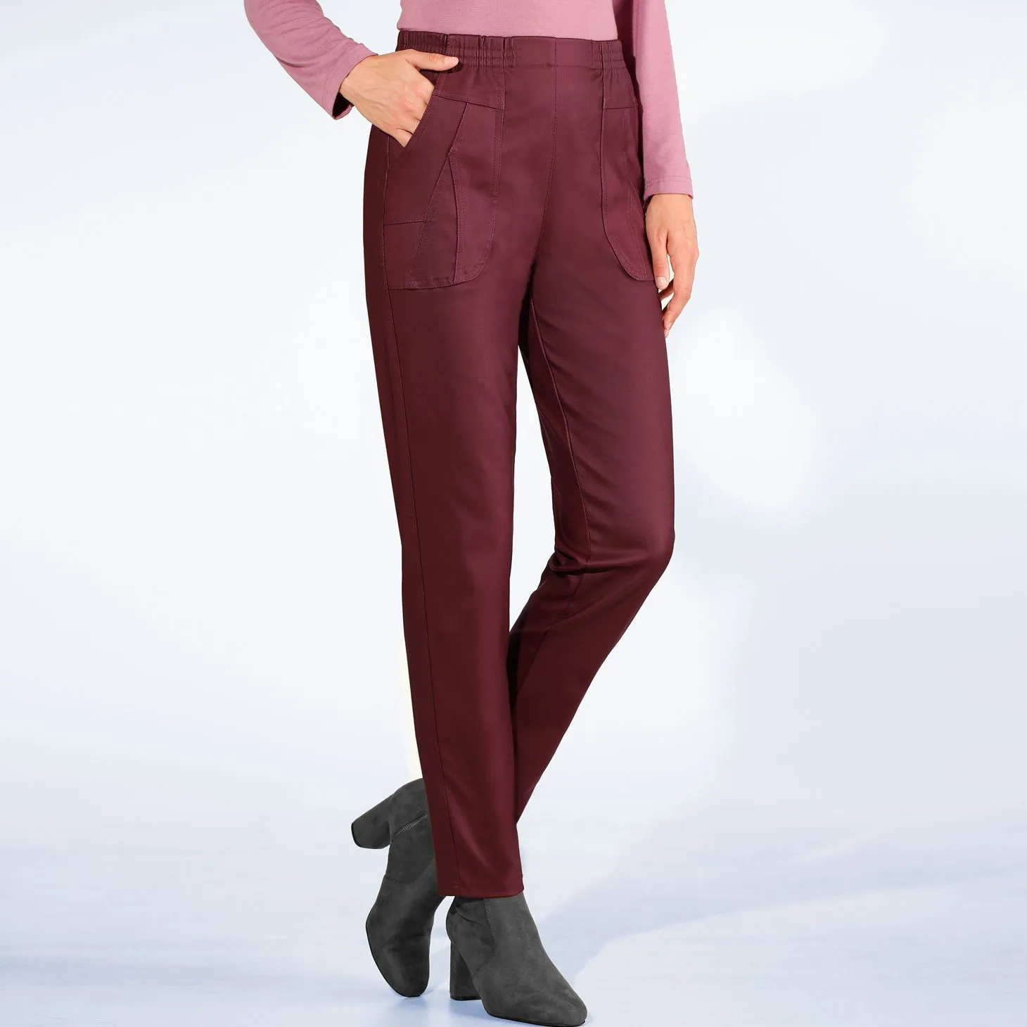 Stretchy Coated Pants