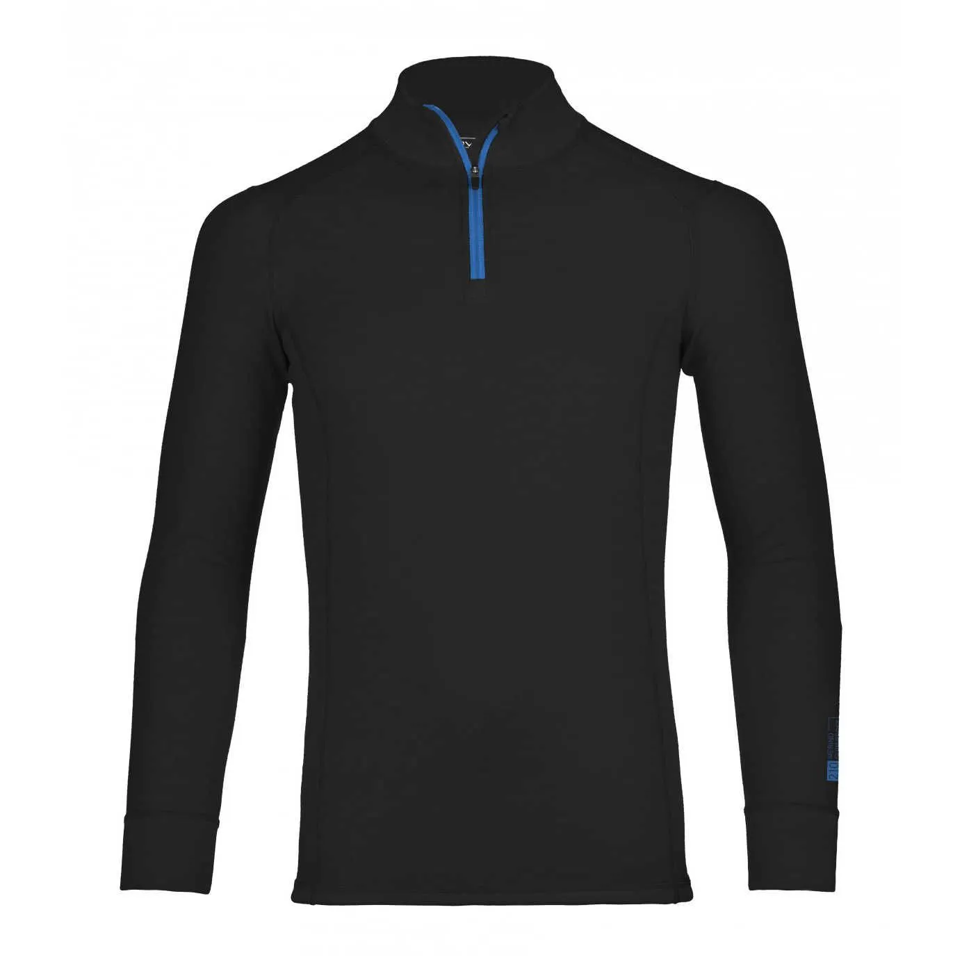 Supersoft Zip Neck M Noir