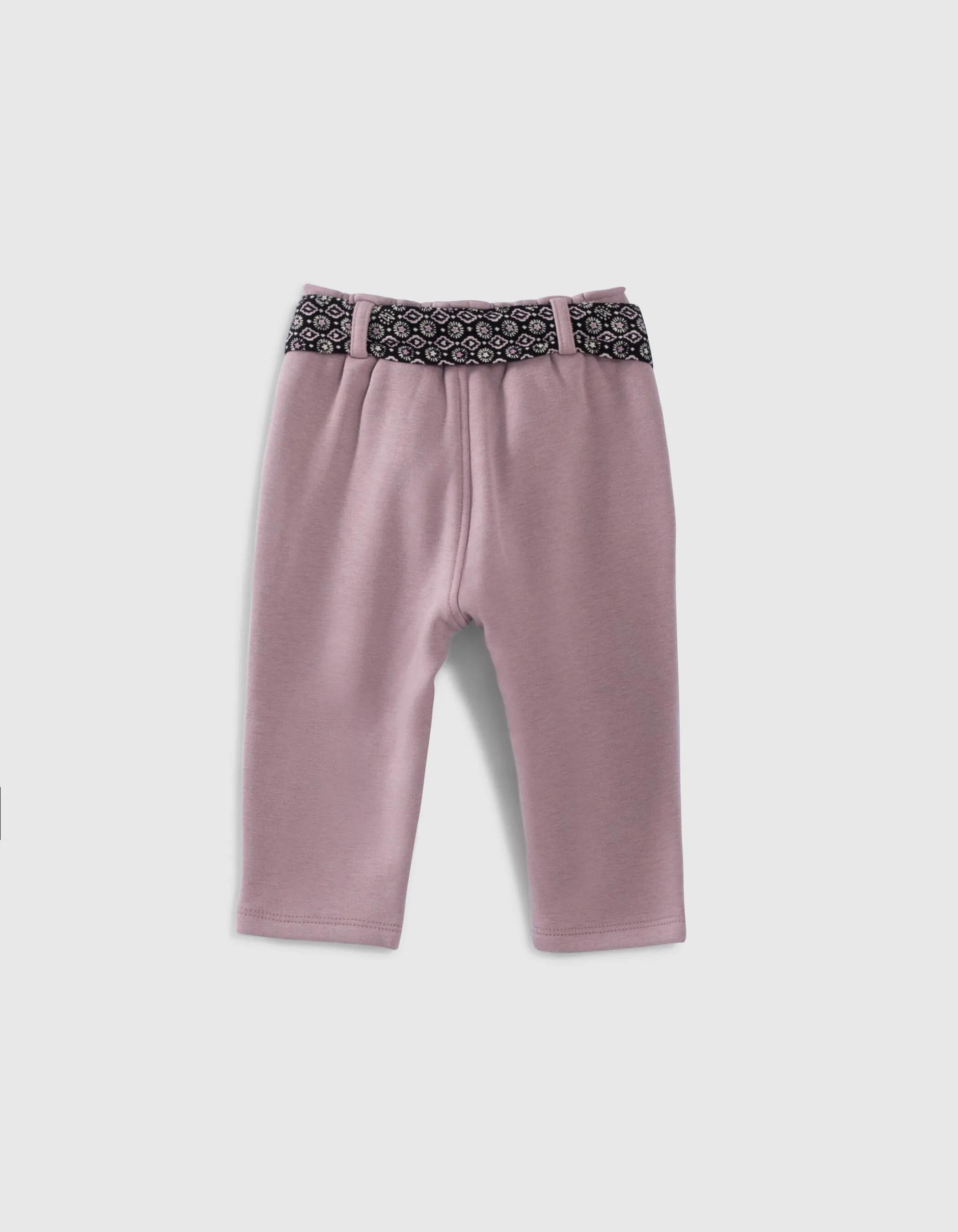 Toddler Girl's Belted Scarf Jogger