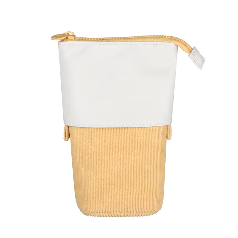 Trousse Pop-Up Cuir Jaune : Originale et Tendance - Shine Boutique