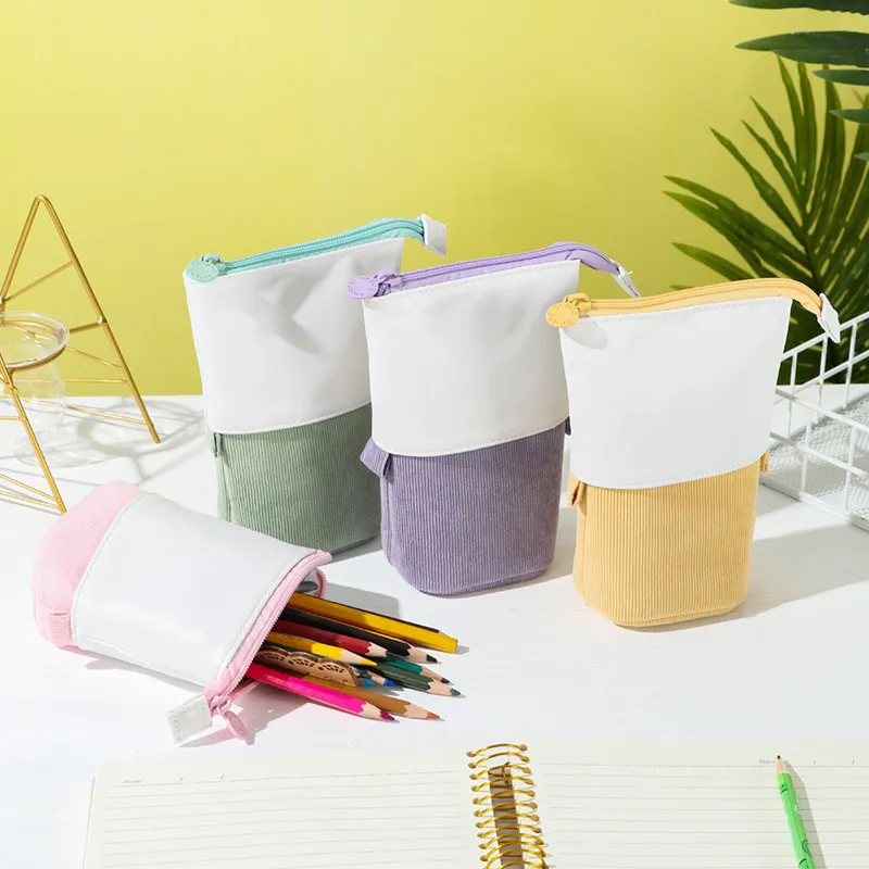 Trousse Pop-Up Cuir Jaune : Originale et Tendance - Shine Boutique