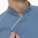 ROBUR Blue Short Sleeve Unisex Kitchen Jacket