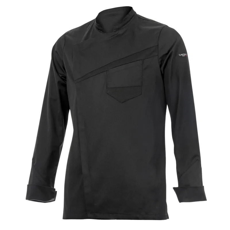 Modern Black Chef Jacket - LEMONGRASS LAFONT