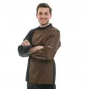 Brown and Black Pastry Chef Jacket - EGOCHEF