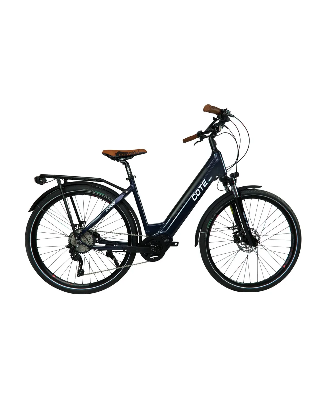 vélo à assistance électrique cv100 blanc 19'' 17ah - cote ebike